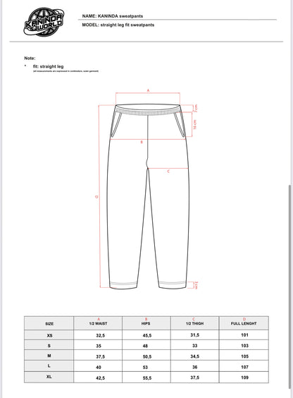 Kaninda World Signature Uniform Sweatpants